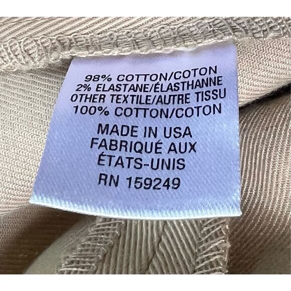 TWP Peck Short In Cotton Khaki Twill NWT Size Large - Picture 9 of 9